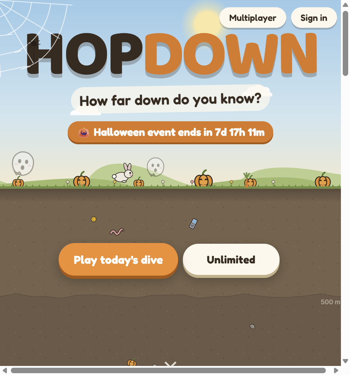 Hopdown game screenshot