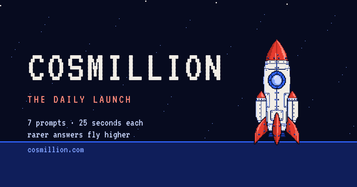 Cosmillion game screenshot